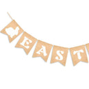 Happy Easter Rabbit Bunny Festival Pull Flag Banner Pennant Bunting DecoratiJ8U6