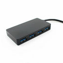 4-Port USB 5Gbps Portable Compact for PC Laptop Notebook Desktop 3.0 Hub VHF