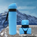 Outdoor Collapsible Travel Silicone Telescopic Kettle Sports Water Bottle H
