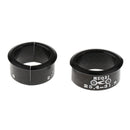 Black Road Bike Handlebar - Shim/Reducer - 31.8mm To 25.4mm Aluminium Alloy