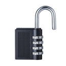 4 Dial Digit Combination  Lock Suitcase Luggage Code Password Lock Padlock 3C