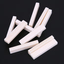 5x Guitar Bass Bridge Saddle Blank Bone Nut for Folk Classical Guitar Parts
