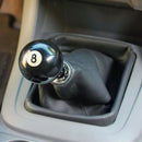 M12*1.25MM Black 8 Billiard Manual Gear Shift Knob with M10x1.25 Nuts Insert