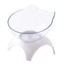 2x Cat Puppy Single Elevated Bowls Pet Raised Feeder Easy Clean Single Bowls