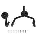 2 Pcs Universal Split Style Guitars Wall Hanger Hook Slatwall Stand with Sponge