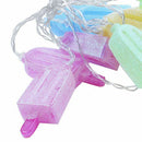 1pcs 10 LED Ice Popsicle Fairy String Lights Battery Operated for Summer, S