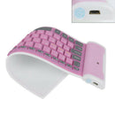 Waterproof Portable Silicone Mute Gaming Wireless Keyboard For Laptops
