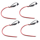 4 x SAE Adapter 14AWG Cable Conector for RV Panel Solar 1ft/30cm DIY SAE Cable