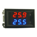 DC4-28V High-precision Dual-display Digital Car Thermometer NTC Metal Probe