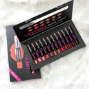 12pcs/set LANGMANNI Matte Lipstick Waterproof Nutritious Cosmetic Velvet Ma D0C2