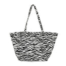 Zebra Animal Pattern Handbags Women Large Capacity Portable Totes Lady Shoulder