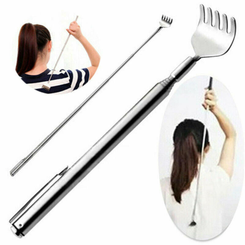 5x Extendable Portable Metal Back Scratcher Handy Pocket Telescopic Pen S ARX