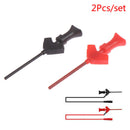 1Pair Mini Analyzer Testing Probe Grabber SMD IC Test Hook Clip Jumper ProbeSA3C