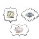 3pcs Fondant Cookies Pastry Sugar craft Decorating Mold Frame Cutter T NT JR