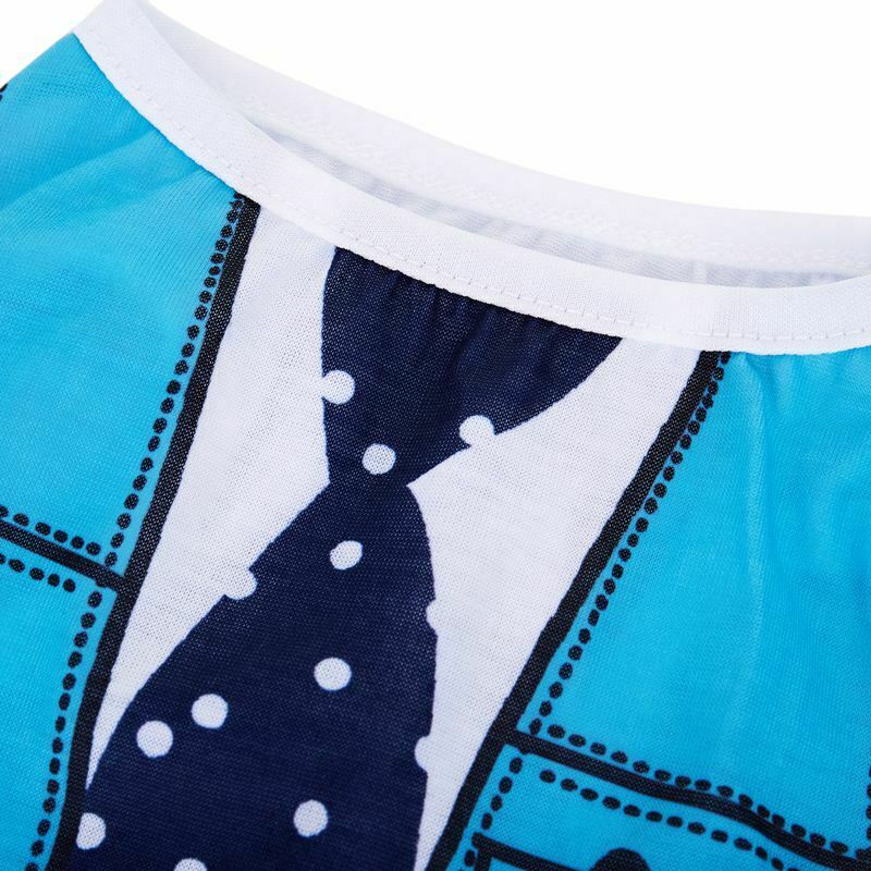 Puppy Dog Costume T-shirt Summer Round Neck Tops Tee Playsuit Dog Clothes ApH5H3