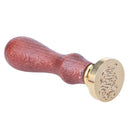 Wax Seal Stamps Wooden Handle Sealing Wax  Letter Decoration (Love Wedding) A