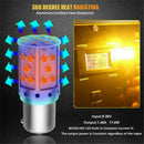 2* Error Free No Hyper Flash Amber Bau15s 7507 PY21W LED Turn Signal Light Bulbs