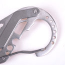 Multi Tools Key Holder Wrench Quickdraw Carabiner Stainless With BottleOpener HW