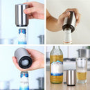 Stainless Steel Automatic Bar Bottle Opener Beer Cap Wine Bottle Opener M&E