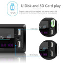 Car Radio Bluetooth Stereo Player FM/MP3/USB/AUX/SD In-dash Audio Head Unit 12V