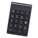 Wireless USB Key Number Pad Numeric Keypad Accounting Mini Keyboard Black
