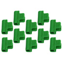 10 Pack 1/2 Inch Plastic Pipe Clamp, Rubber Cushioned Insulated Clamp, Tube