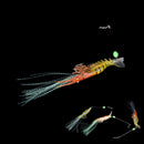 3pcs/lot Fishing Soft Shrimp Prawn Worm Bait Lure Saltwater Squid Night Glow ME