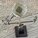 1X Third Hand Soldering Iron Stand Helping Clamp Vise Clip Magnify Glass Tool ME