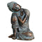 Bronze 23cm Sleeping Buddha Statue Hand Carved Seat Resting Sleep Napping