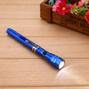 Portable Telescopic Magnetic 3 LED Flashlight for Outdoor Camping(Blue)