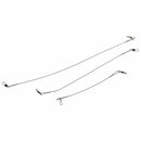 Fishing Line 60pcs Stainless Steel Wire Leader 15/23/30cm Line Black J6Q9