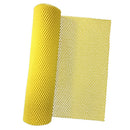 Yellow Foam Rubber Anti-Slip Shelf Drawer Liner Placemat for Cabinets,Desks