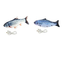 2x Cats Kitten Lifelike Simulation Electric Plush Wagging   Interactive Toys