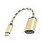 USB 3.1 Type C to USB 3.0 Type A Male to Female OTG Data Connector Cable A KLU