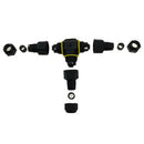 IP68 Waterproof Electrical Cable Wire 3 Pin Connector Outdoor Plug Socket BBE