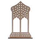 Ramadan Wooden Eid Mubarak Decoration For Home Moon Islam Mosque Muslim Woo