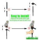 Solar Power LED Owl Lawn Light Waterproof Yard Landscape Lamp (Light Brown) A