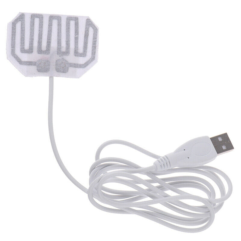 5.5*4CM 5V Carbon Fiber Heating Pad Hand Warmer USB Film Infrared Fever Heat  Kw