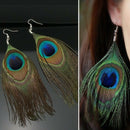 Woman Fashion Ear Jewelry Accessories Dangle Earrings Peacock Pendant Gift