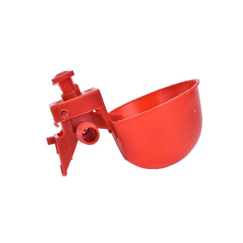 5Pcs Bird Coop Feed Automatic Poultry Drinking Cups Chicken Fowl Drinker b FT