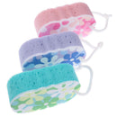 Cleaning Sponge Brush Hangable Printed Pattern Handheld Kitchen Cleaning Too@