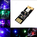 Mini USB Colorful LED Car Interior Light Voice Control Atmosphere Ambient Lamp3c