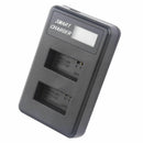For Ahdbt-301 Go-Pro Hero3 Battery Usb Lcd Display Dual Port Charger For Go