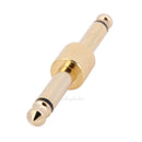 Golden Guitar Effect Pedal Coupler Connector Straight Convert Plug for Pedals