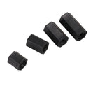 300pcs M3 Nylon Hex Screw Nut Spacer Standoff Varied Length Assortment Blac