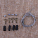 2Pcs Car Parts 1/10 RC Crawler Steel Rope fit for Axial SCX10 Tamiya CC01 RC4WD