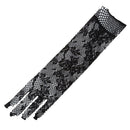 Women's Sexy Lace Wedding Party Gloves Black