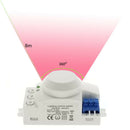 5.8GHz HF System LED Microwave 360 Degree Motion Sensor Light Switch Body M Q6D1