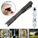 R3 LED Flashlight Clip Mini Light Penlight Portable Pen Torch Lamp Waterproof