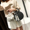 Women Handmade Round Beach Shoulder Bag Circle Straw Bags Summer Woven Ratt Q5V8